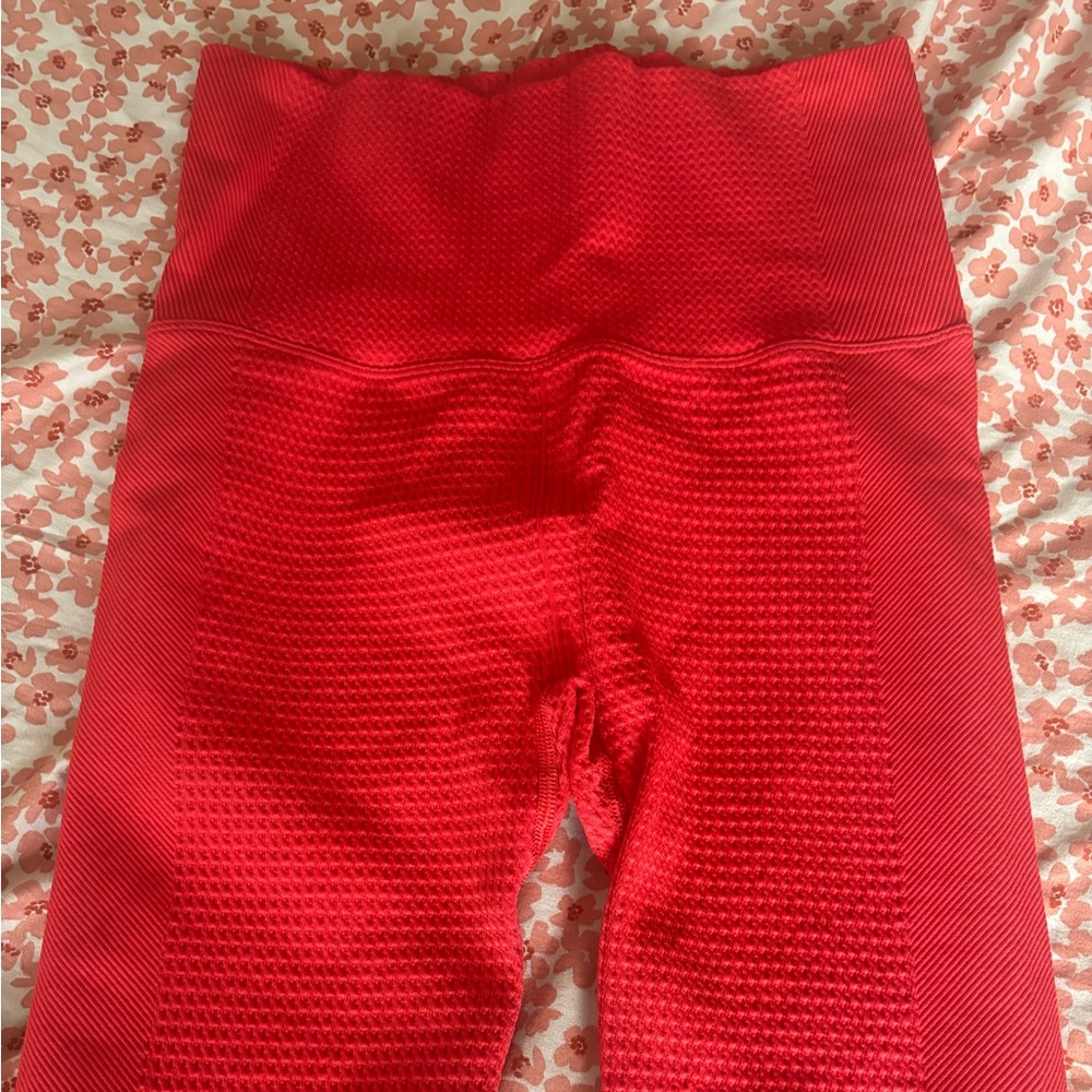 All In Motion Red Leggings - Picture 2 of 5